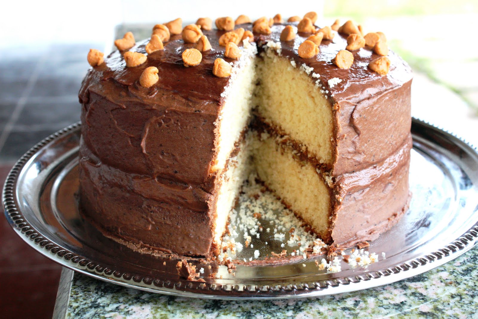 Fudge Together Mocha Sponge Cake
