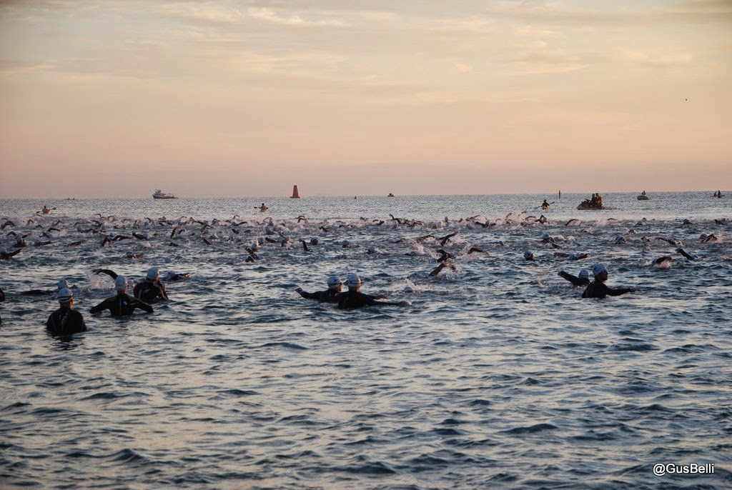 Natação do Ironman em Florianópolis