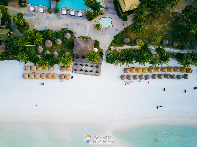 Aerial view of Pulau Redang Island - The Taaras Beach & Spa Resort