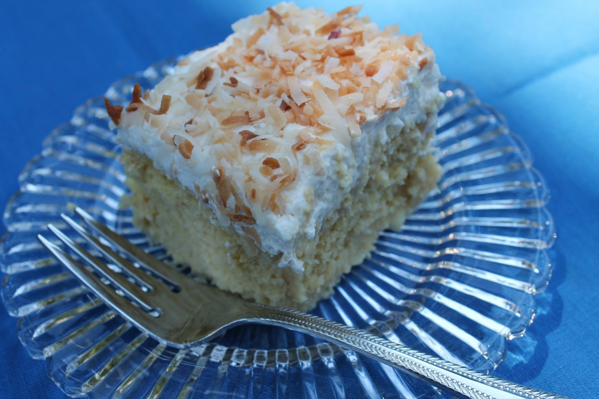 Make a Lip Smacking Coconut TresLeches Cake JustOneDonna
