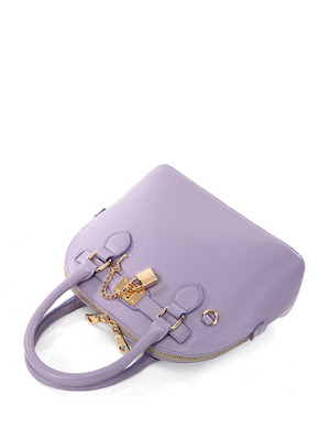 Candy Color Buckle Studded Fashion Handbag