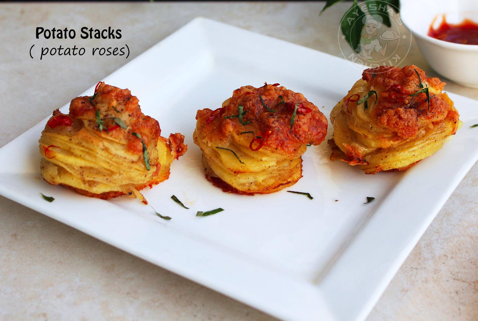 POTATO SLICES SNACK - POTATO STACKS / POTATO ROSES