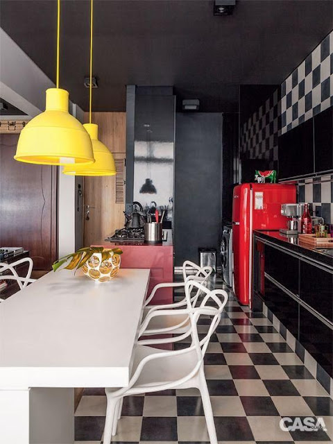 cozinha retrô decoração retrô