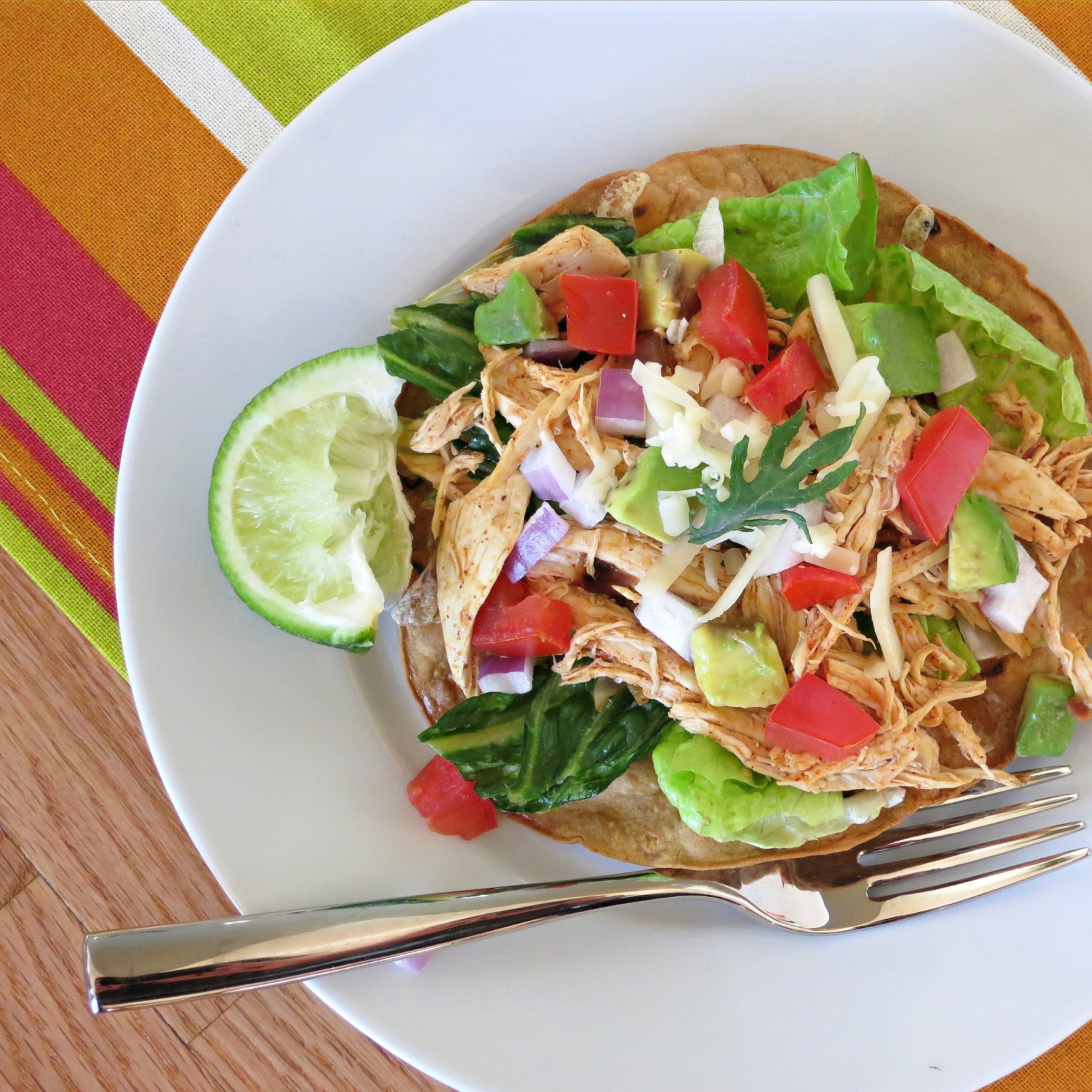 Chicken Tostada Salad