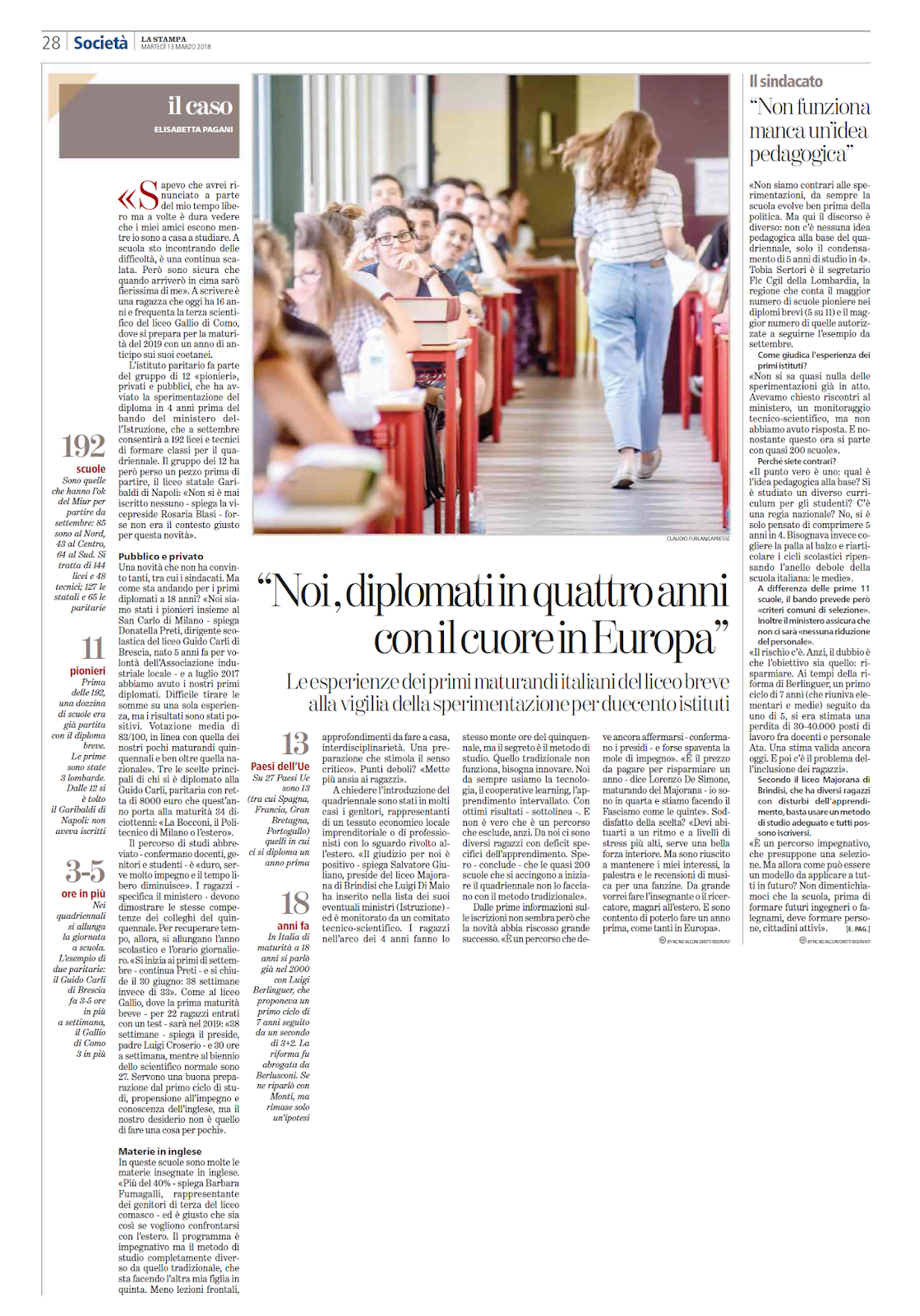 materialismo storico La sperimentazione del Liceo in 4 anni per i figli dei ricchi materialismo storico La sperimentazione del Liceo in 4 anni per i figli dei ricchi