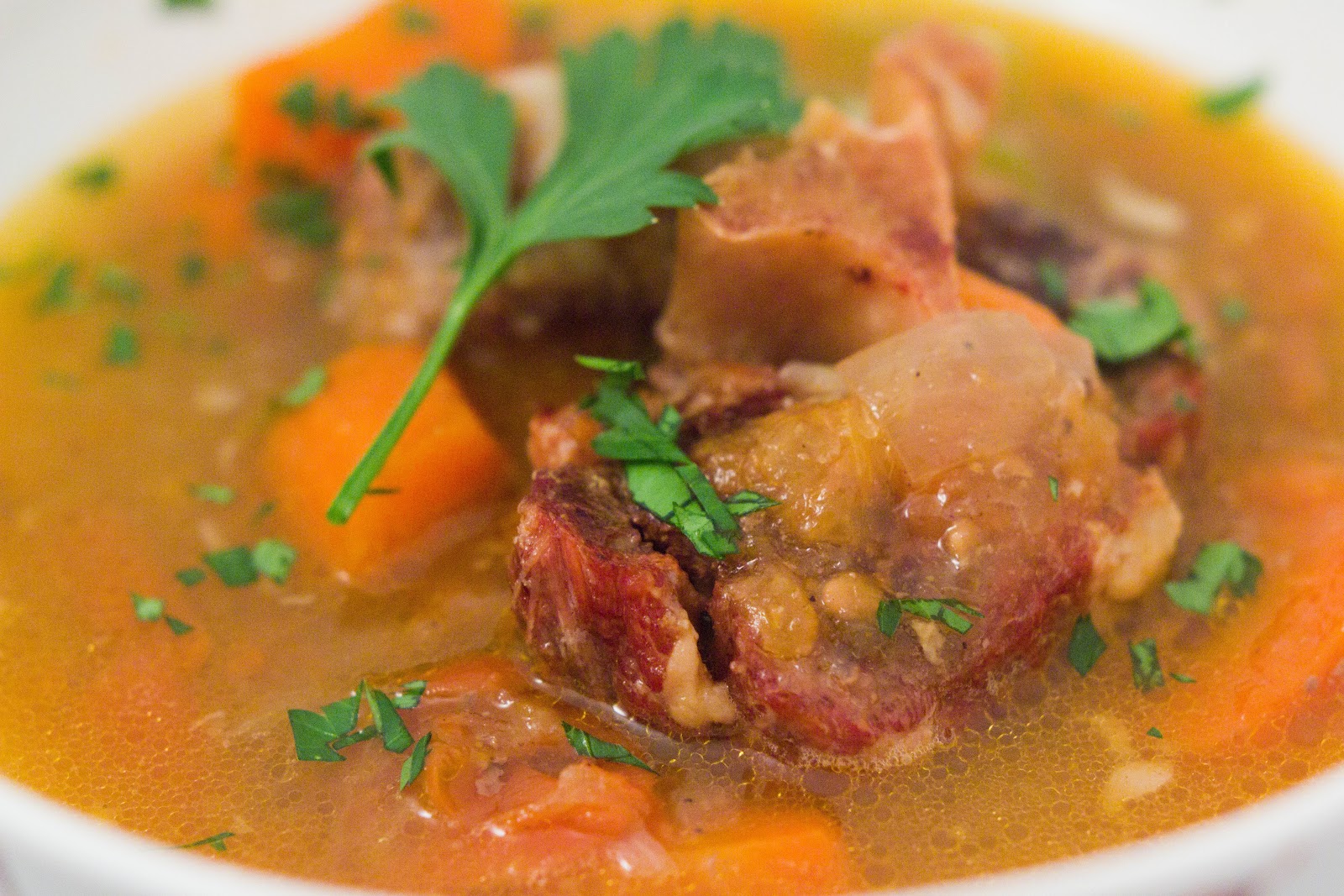 A Scientist's Love Affair with Food Oxtail Soup