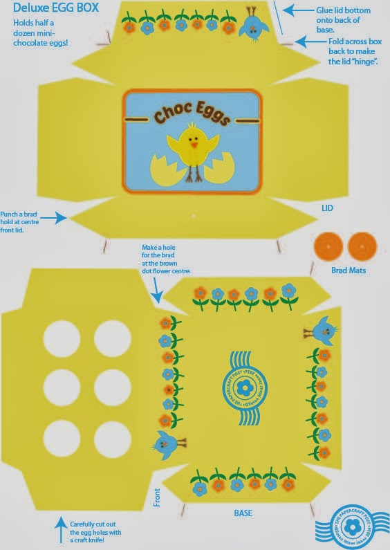 The Papercraft Post Easter Egg Boxes