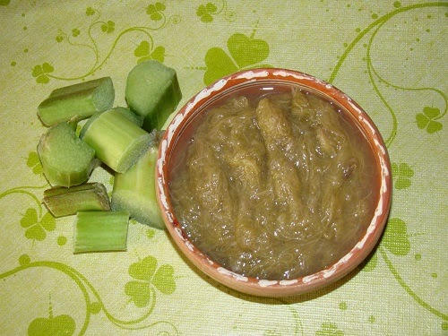 Dulceata dietetica de rabarbar