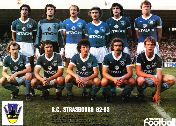 R.C STRASBOURG 1982-83.