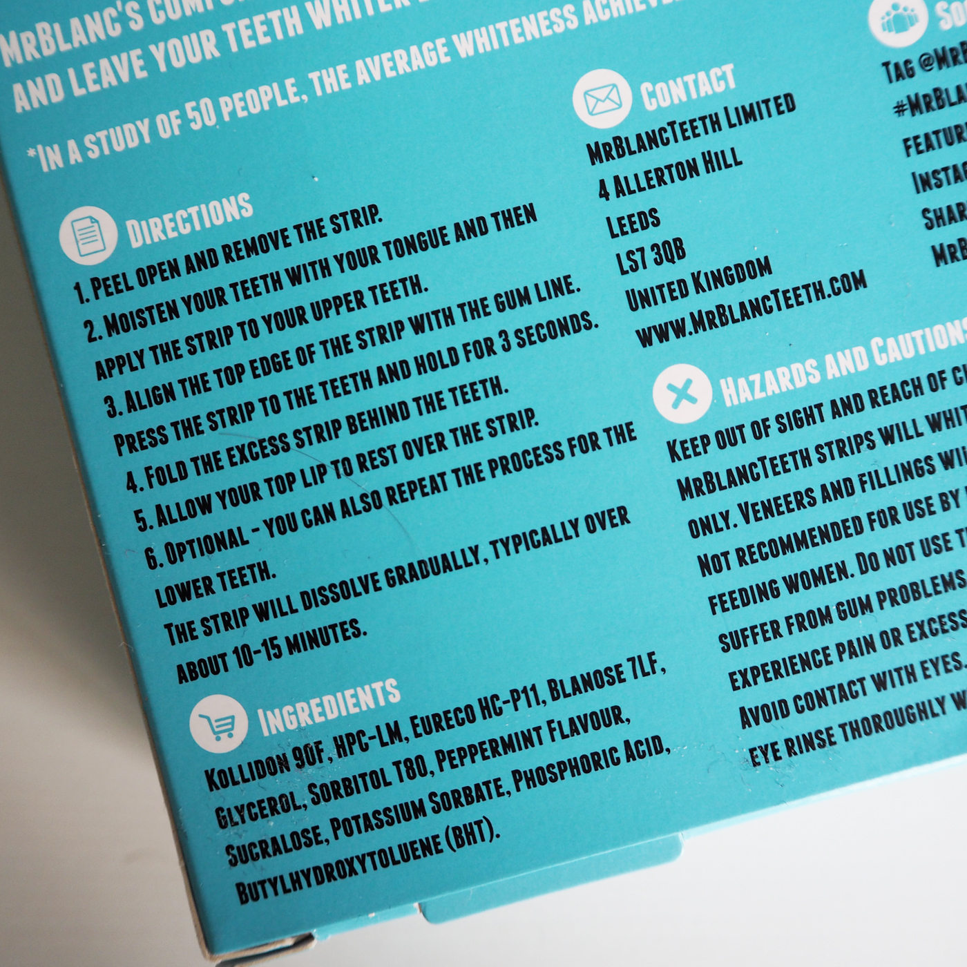 Sweet Monday UK Fashion and Lifestyle Blog Beauty // Mr Blanc teeth