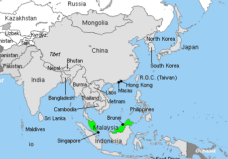Malaysia in The Map - Malaysia Track