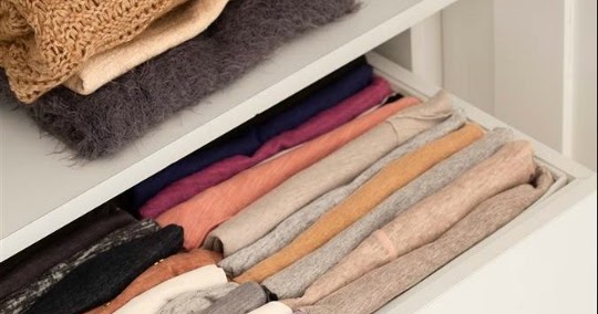 Cómo Organizar la Ropa dentro de los Cajones para que te Dure más