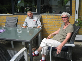 Carsten og Berit på terrassen Carsten og Berit på terrassen