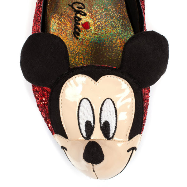 irregular choice disney mickey mouse toe detail irregular choice disney mickey mouse toe detail