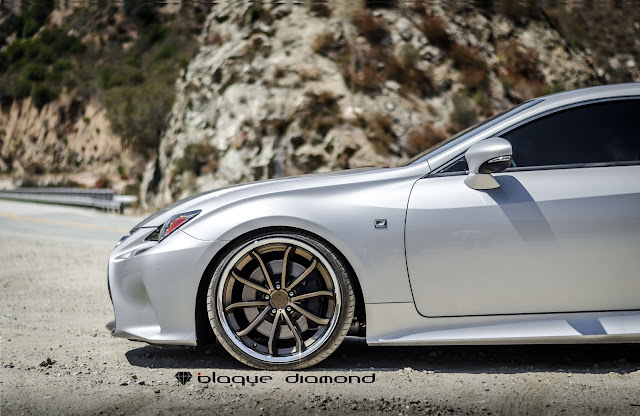 2015 Lexus RC350 F Sports with 20 Inch BD-23’s in Bronze - Blaque Diamond Wheels