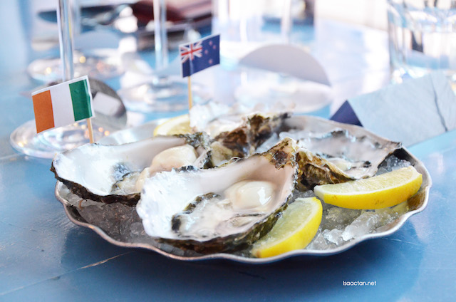 Cloudy Bay oysters, paired with Cloudy Bay Sauvignon Blanc 2015