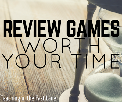 Is your review a little stale? Check out these 6 review games that won't waste your time, and will get the review going! My favorite is the 3rd one! Great for test prep!