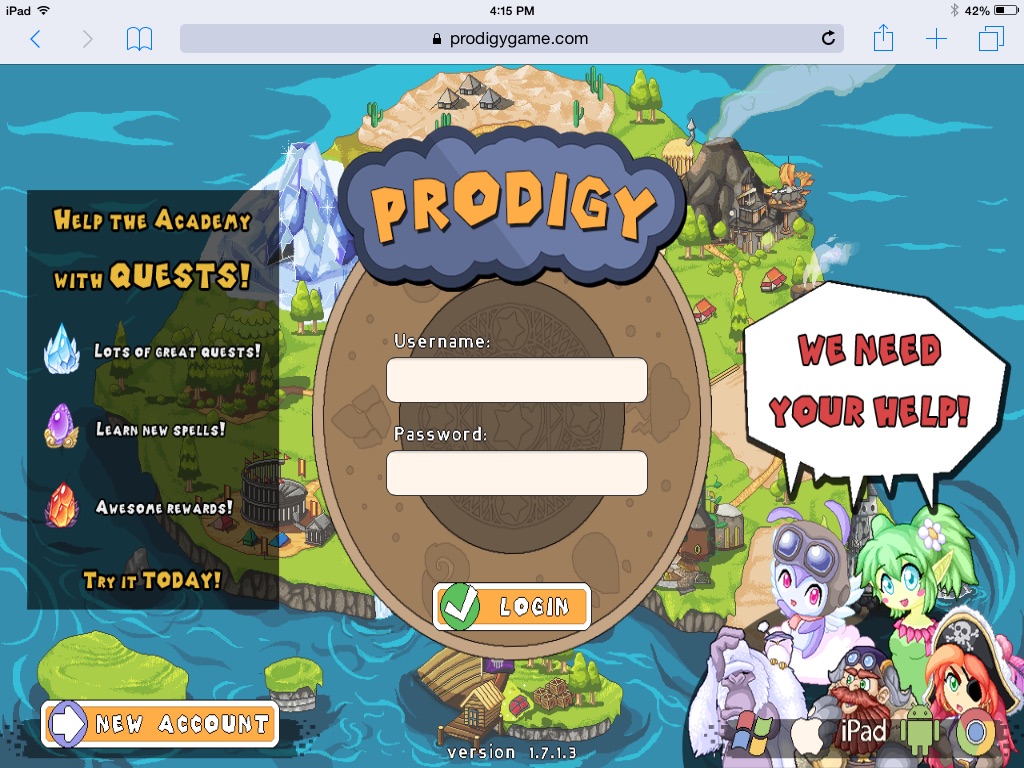 prodigy log in