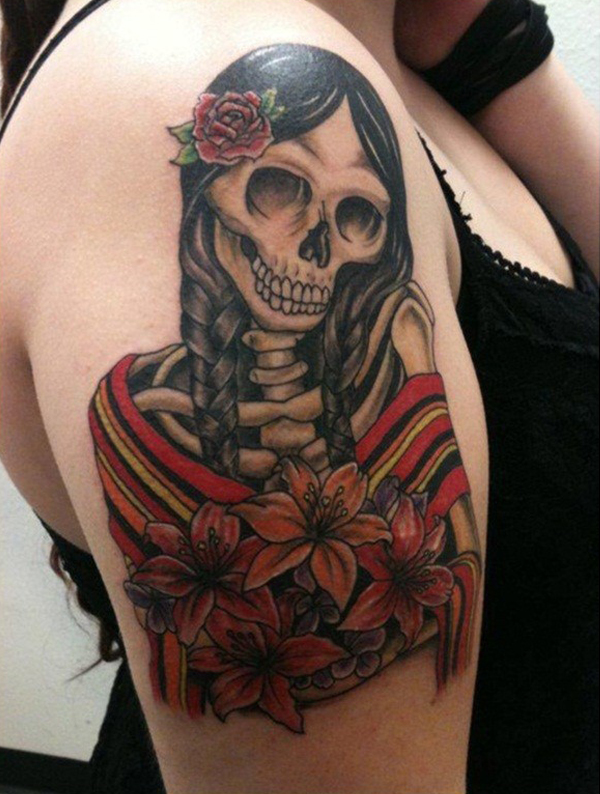  tatuaje de la santa muerte