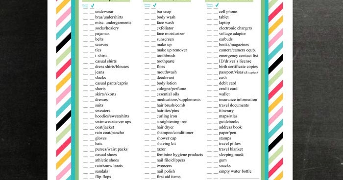 3 free printable packing list downloads i should be mopping the floor