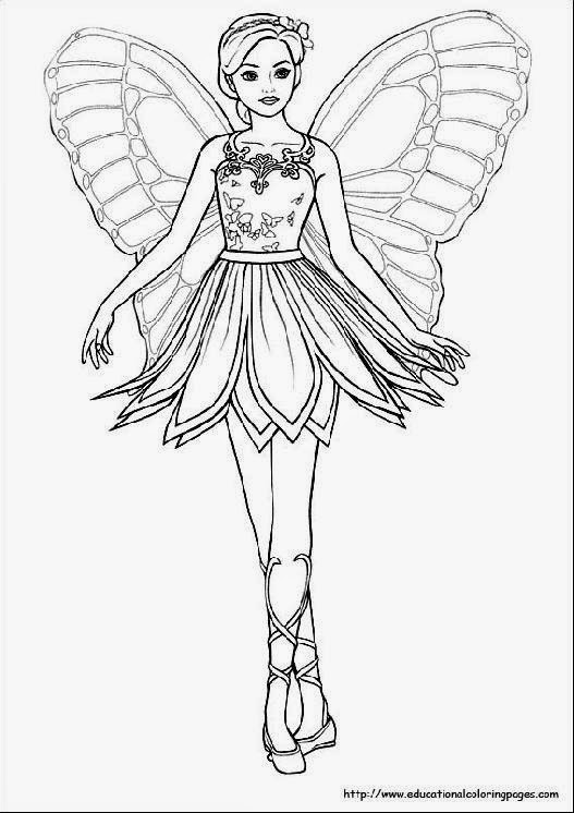 fairy child coloring pages - photo #17