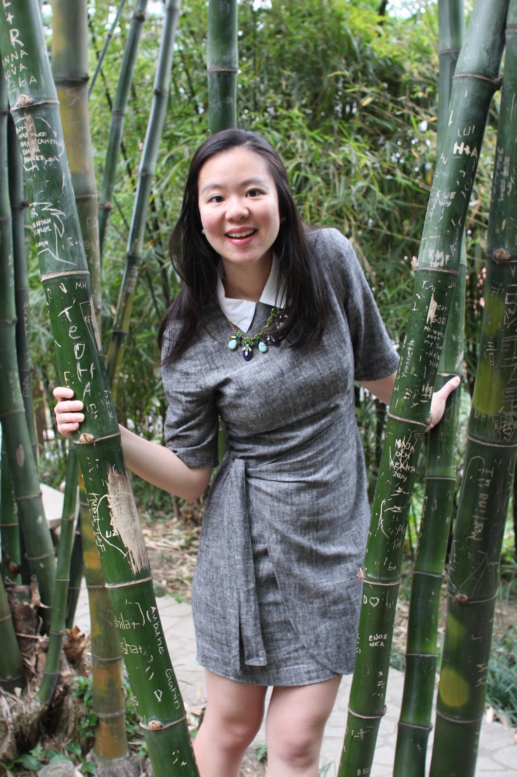 That Working Life What to wear to work Grey Shift Dress