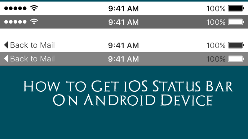 Download Status Bar Ios For Android