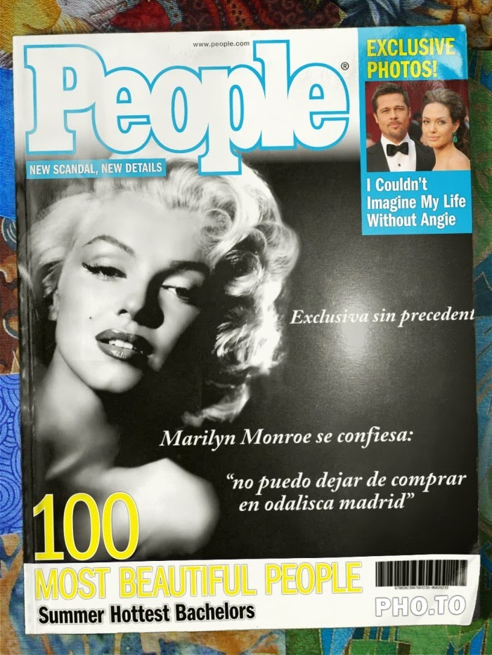 Marilyn Monroe confiesa en la revista People su gran debilidad por nuestra tienda, gracias Marilyn