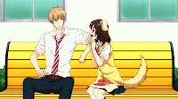 Resultado de imagem para ookami shoujo to kuro ouji gifs