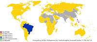 Philippines Visa Policy Map