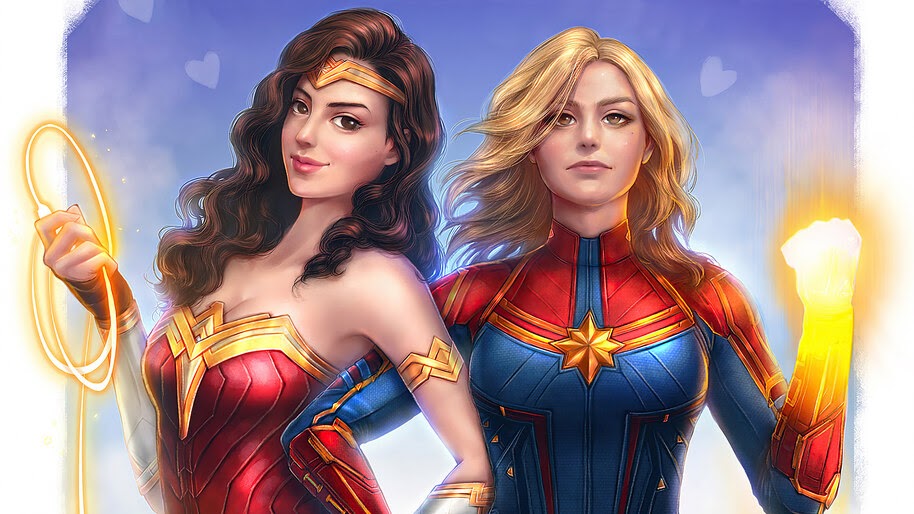 Captain Marvel, Wonder Woman, 4K, #6.403
