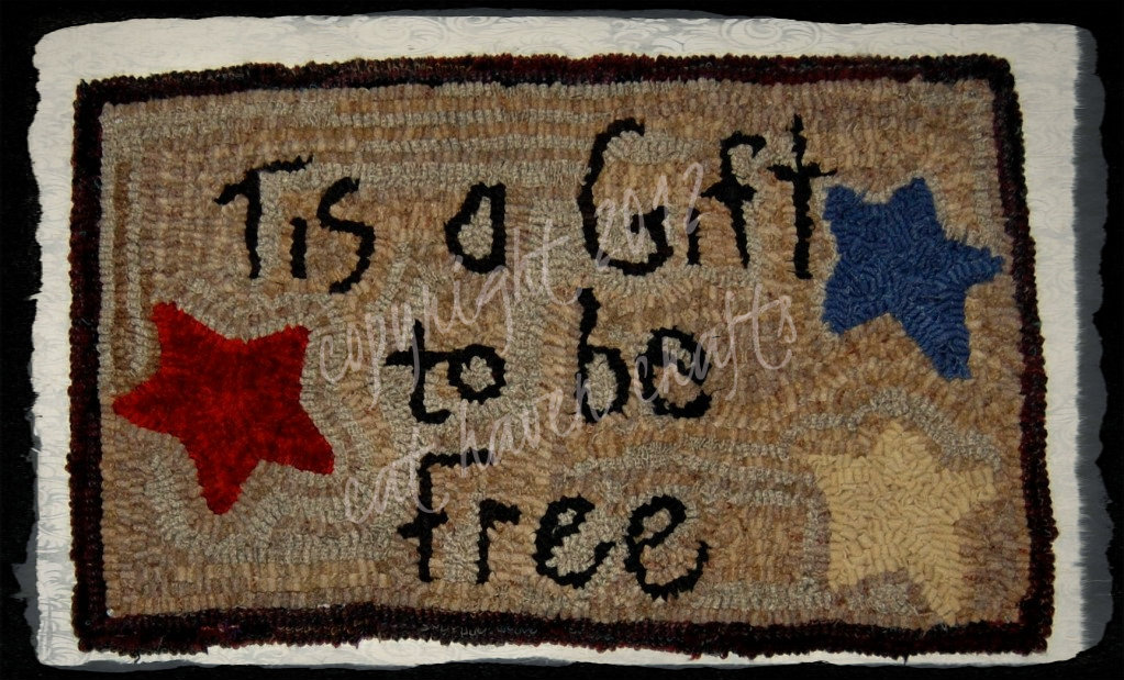 Cat Haven Craft House: My First Hooked Rug