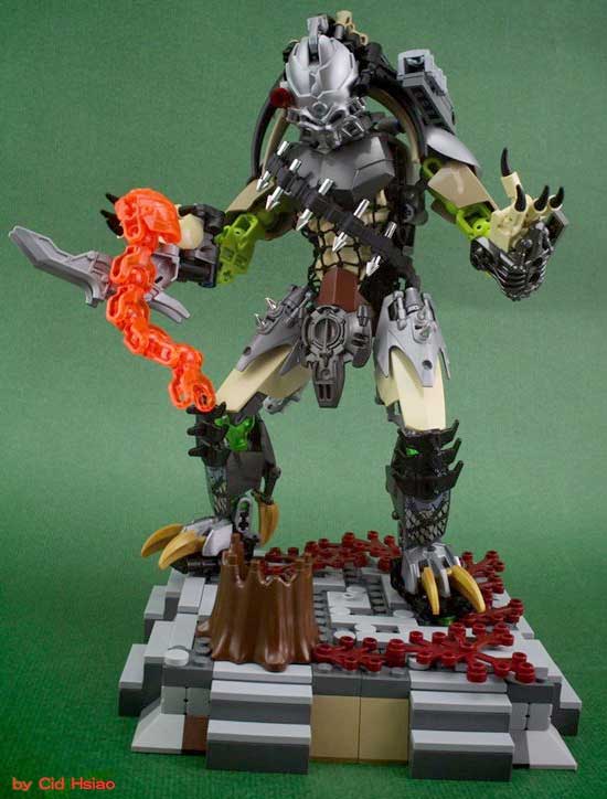 how to build a lego predator