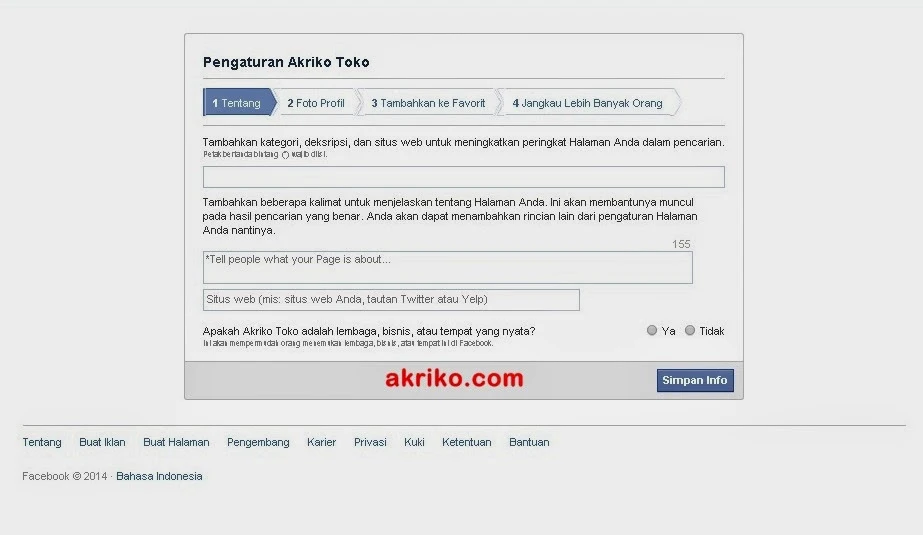 Cara Merubah Akun Facebook Pribadi Menjadi Halaman