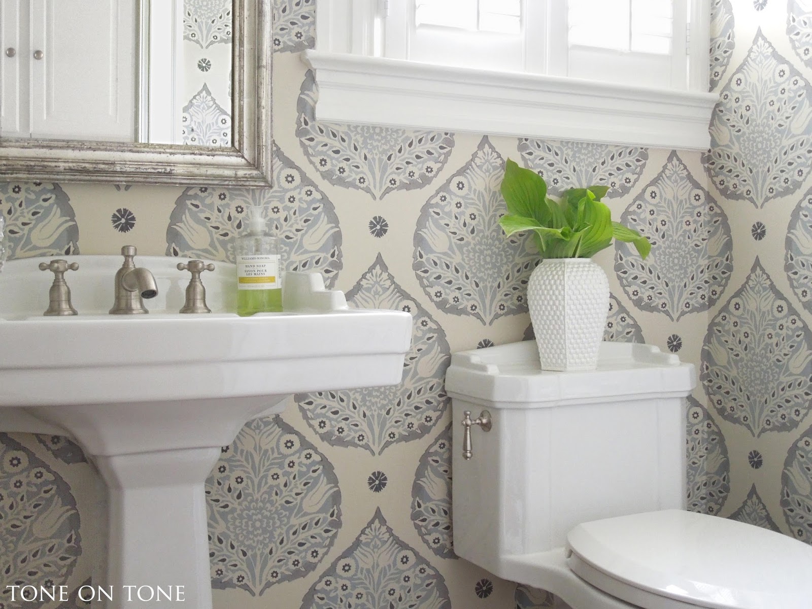 tone on tone: powder room renovation tone on tone: powder room renovation