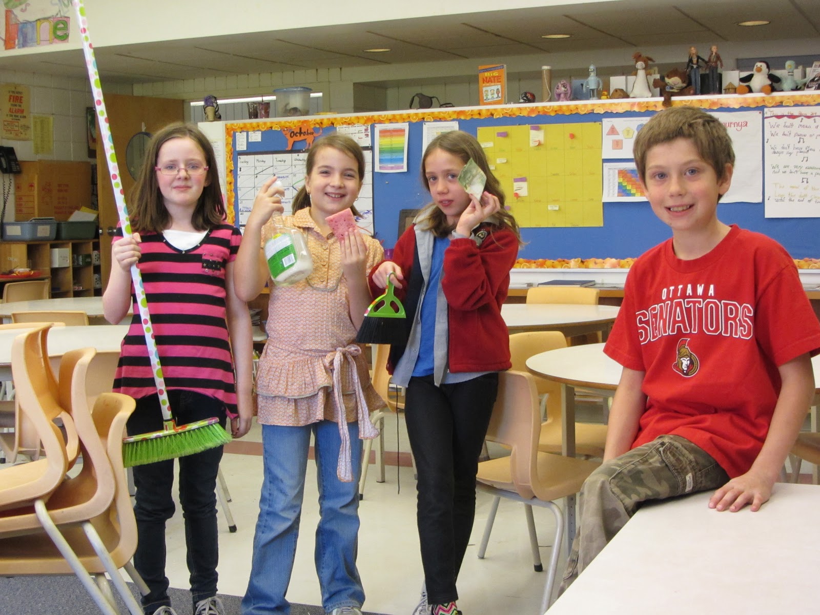 Rainbow Eggheads Digital Classroom: Awesome Cleaning Crew!
