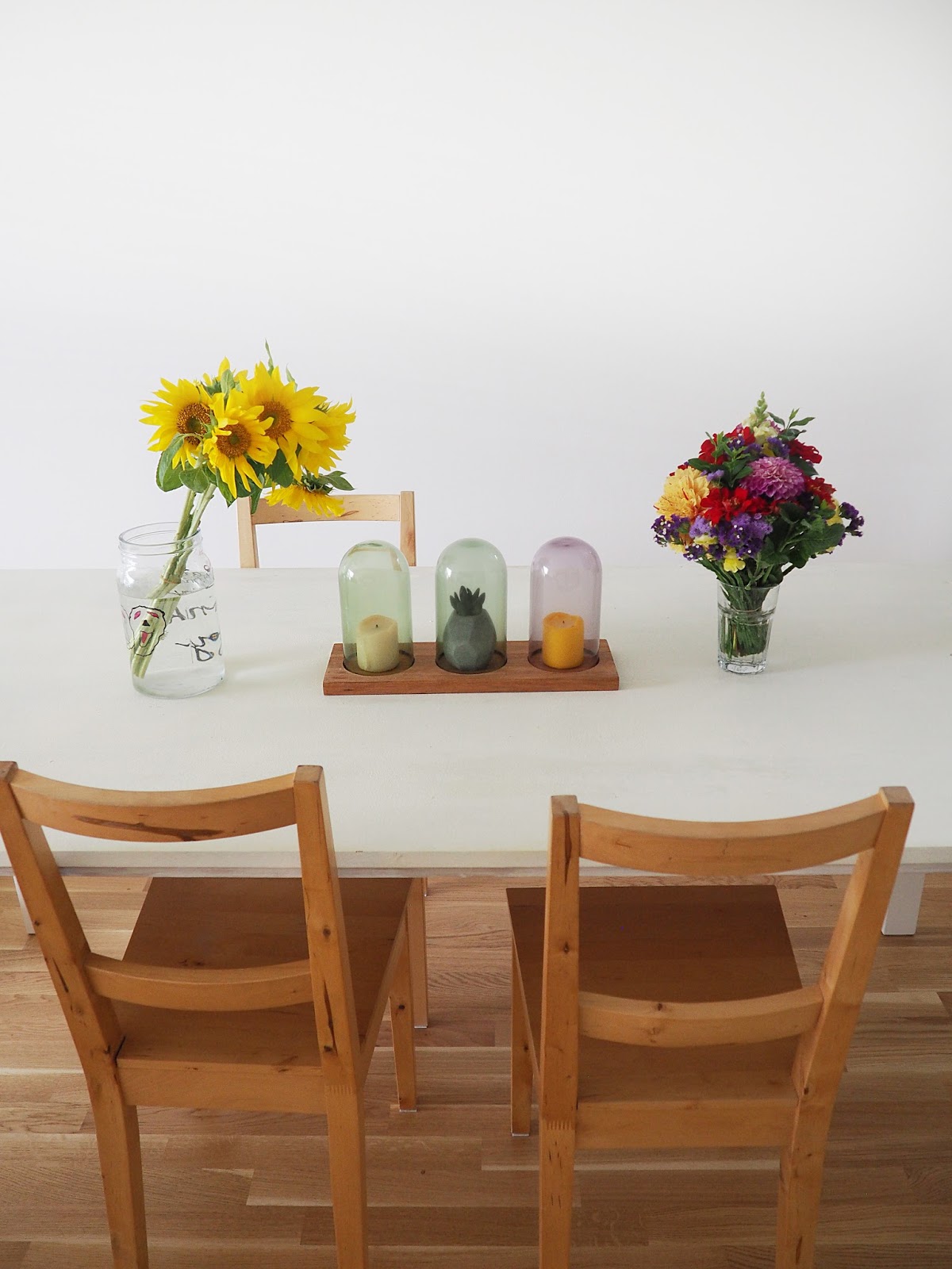 Scandinavian style dining table interior, white table, DIY, scandinavian style, living room table