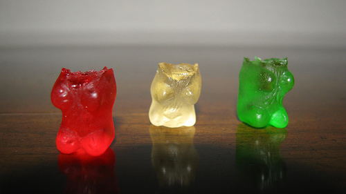 Gummy bear without head