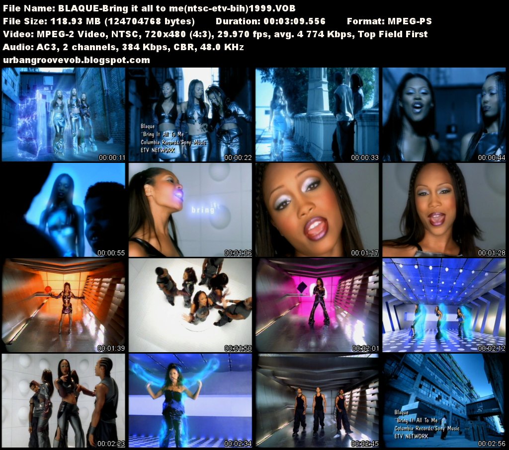 Urban Groove Vob Collection Blaque Bring It All To Me 1999 Urban Groove Vob Collection Blaque Bring It All To Me 1999