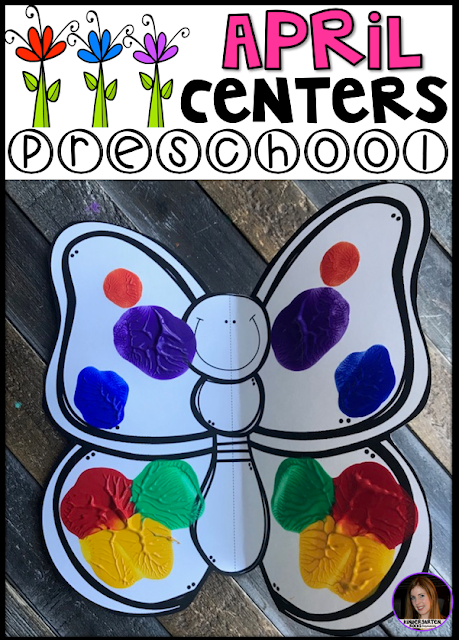 Are you looking for fun and simple thematic centers that you can prep quickly for your preschool classroom? Spring Centers for Preschool April were created for children ages 4-6.