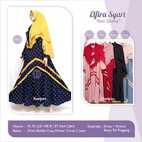 Elfira Syari Jual Baju Busana Muslim Dress Elfira Syari