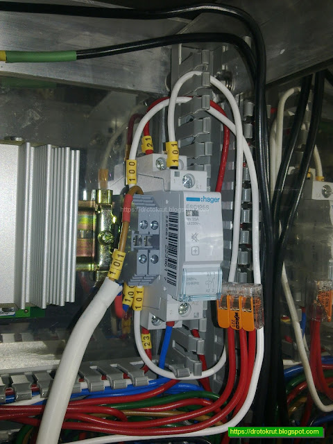 Подключение электрического канального воздухонагревателя для круглых каналов в шкафу автоматики приточной вентиляции