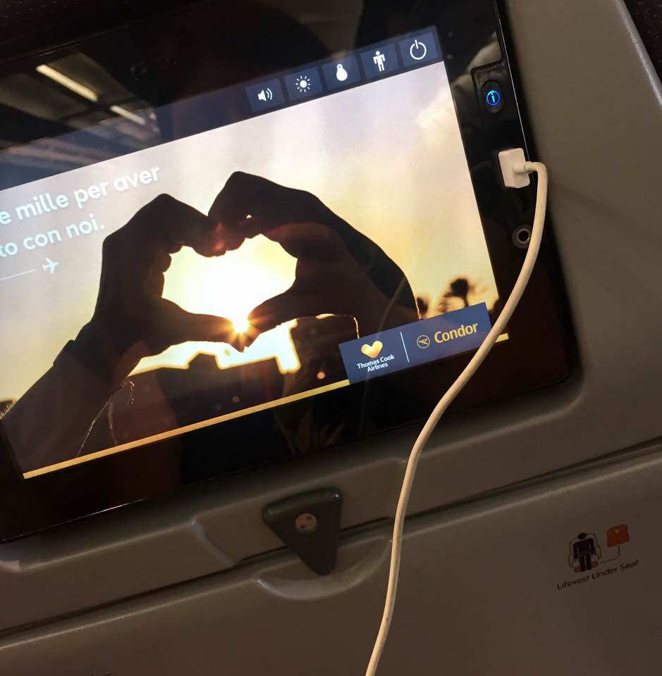 A Thomas Cook Long Haul Flight from Manchester Inflight Meals, Entertainment & What to Expect