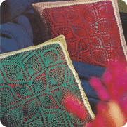 Cojines "Simetría" a Crochet Cojines "Simetría" a Crochet