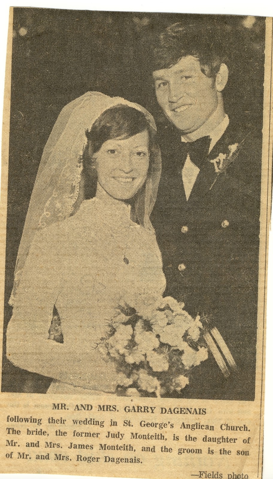 Dixon/Dagenais Family Genealogy Blog Newspaper Clip Of Gary Dagenais