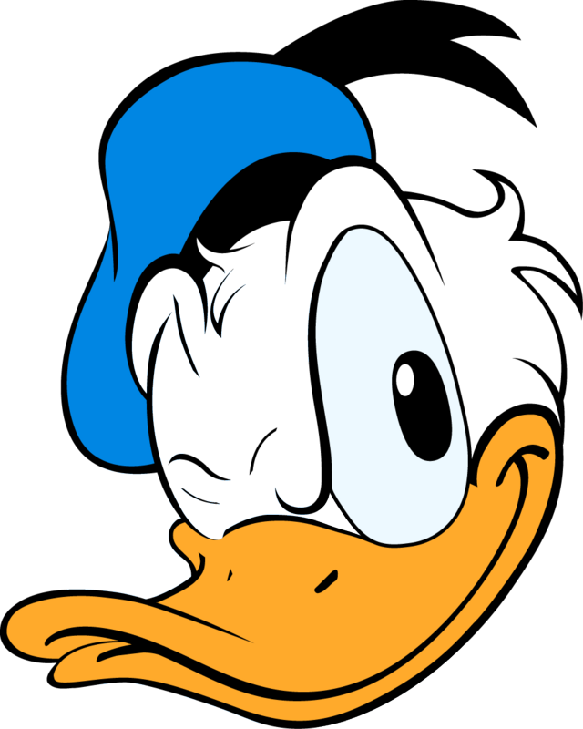 Donald Duck Face Png