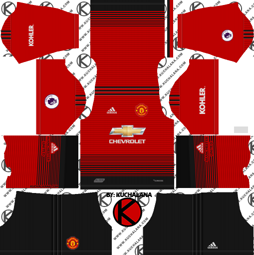 Manchester United 2018 19 Kit Dream League Soccer Kits Kuchalana