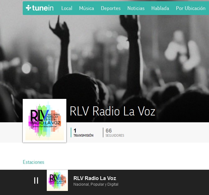 escuchanos x tunein