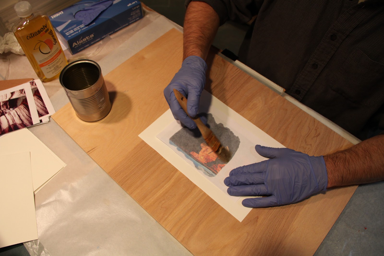 Monotype Printmaking LaserJet Transfer