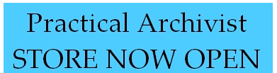 Notice -  Practical Archivist store now open